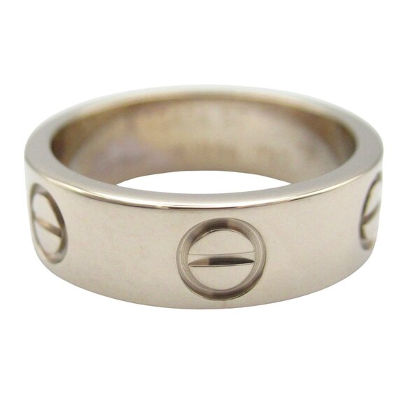 CARTIER 18k White Gold Love Ring - Picture 2 of 9
